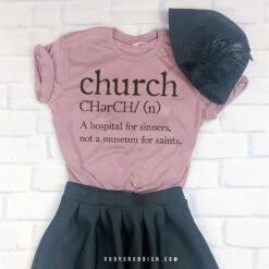 Church Definition | Christian T-Shirt | Ruby’s Rubbish® -Ruby's Rubbish churchdef 42e6eaf2 b25c 4635 aff2 866137e68d08