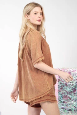 Crinkle Raw Hem | Mocha Shorts Set | Rubies + Lace -Ruby's Rubbish d00e3c12 eecf 4683 82a7 1f2a2b07f3b7 Max