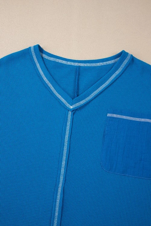 Lace Patchwork Sleeve Stitching V Neck Top 13 Lace Patchwork Sleeve Stitching V Neck Top - Image 11