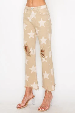 RISEN High Rise |Star Printed Frayed Jeans | Rubies + Lace -Ruby's Rubbish df9adf2b 05bc 470b 937b 2e119c6f5bc5 Max