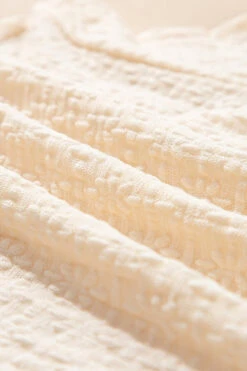 Frill Round Neck Half Sleeve Blouse -Ruby's Rubbish f0d1bfe1 6b58 4c44 ad05 ea53092d1549 Max