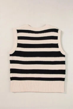 B & W Stripe | Sweater Vest | Rubies + Lace -Ruby's Rubbish f33050f4 ec73 479f a1b2 802ed31bab34 Max