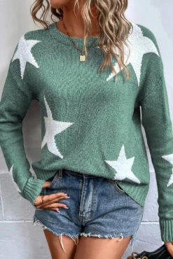 Star Sweater | Multiple Color Options | Rubies + Lace