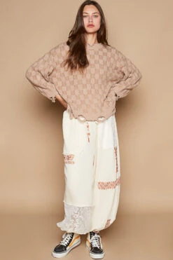 POL | Checkered Mocha Beige Sweater | Rubies + Lace -Ruby's Rubbish f445b900 b30d 4c8a a5c7 94afb7f069b4 Max