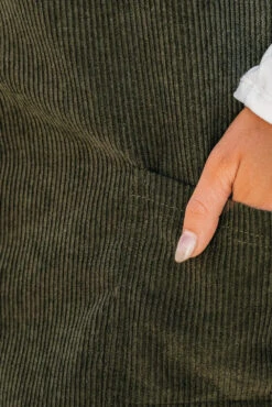 Deep Forrest | Pocketed Overall Dress | Rubies + Lace -Ruby's Rubbish f9305321 d4b6 458a a98c 501eee5f3d7a Max