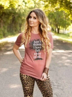But I Think I Love Fall Most Of All | Seasonal T-Shirt | Ruby’s Rubbish®