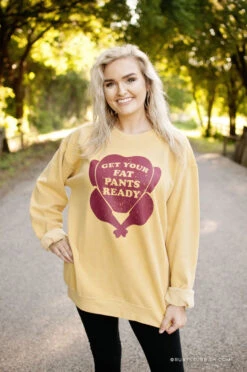 Get Your Fat Pants Ready | Seasonal T-Shirt | Ruby’s Rubbish® 7 Get Your Fat Pants Ready | Seasonal T-Shirt | Ruby’s Rubbish® -Ruby's Rubbish fatpants SS mustard