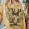 I'll Fly Away Oh Glory | Christian T-Shirt | Ruby’s Rubbish® -Ruby's Rubbish fc888f08 6936 a3fc affb b428552078ee