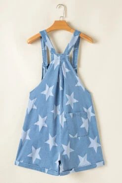 Star Print Square Neck Denim Overalls -Ruby's Rubbish fe7cb4db 18c4 480e b84a 091a0f32d667 Max