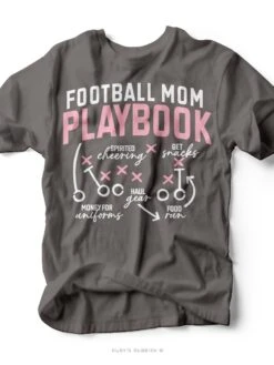 Football Mom Playbook | Game Day Tee | Ruby’s Rubbish®