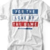 For The Love Of The Game | Red & Blue Baseball T-Shirt | Ruby’s Rubbish® -Ruby's Rubbish fortheloveofthegame