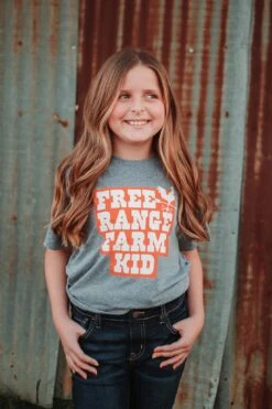 Free Range Farm Kid | Kid's T-Shirt | Ruby’s Rubbish®