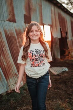 I'm Gonna Raise A Fuss | Kid's T-Shirt | Ruby’s Rubbish® -Ruby's Rubbish gonnaraiseafuss3