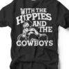 Hippies And The Cowboys | Southern T-Shirt | Ruby’s Rubbish® -Ruby's Rubbish hippies and the cowgirls southern t shirt rubys rubbish 668737