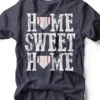 Home Sweet Home Plate I Game Day T-Shirt | Ruby’s Rubbish® -Ruby's Rubbish home sweet home plate i game day t shirt rubys rubbish 907983