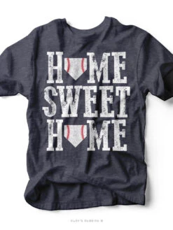 Home Sweet Home Plate I Game Day T-Shirt | Ruby’s Rubbish®