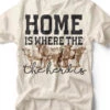 Home Is Where The Herd Is | Southern T-Shirt | Ruby’s Rubbish® -Ruby's Rubbish homeiswheretheherdis