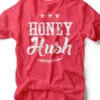 Honey Hush | Heather Red Tee | Ruby's Rubbish® -Ruby's Rubbish honeyhush hred 1