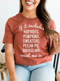 If It Includes (Fall Edition) | Seasons Tee | Ruby’s Rubbish®
