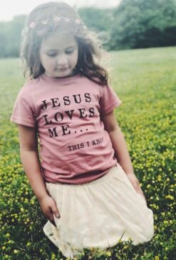 Jesus Loves Me | Kid's T-Shirt | Ruby’s Rubbish® -Ruby's Rubbish image2