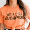 Just A Little Hocus Pocus | Seasonal T-Shirt | Ruby’s Rubbish® -Ruby's Rubbish justalittlehocuspocus horange2