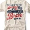 Land Of The Free | Americana T-Shirt | Ruby’s Rubbish® -Ruby's Rubbish land of the free americana t shirt rubys rubbish 545900