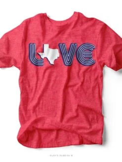 LOVE | Texas T-Shirt | Ruby’s Rubbish®