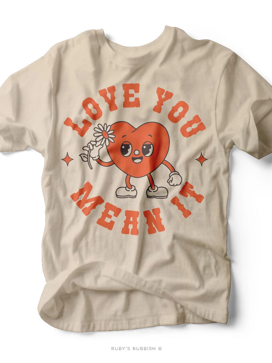 Love You Mean It | Daisy Heart Women’s T-Shirt | Ruby’s Rubbish® 3 Love You Mean It | Daisy Heart Women’s T-Shirt | Ruby’s Rubbish®