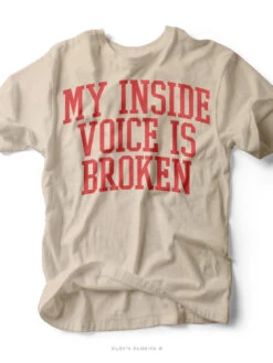 My Inside Voice Is Broken | Kid's T-Shirt | Ruby’s Rubbish®