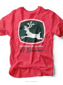 Nothing Runs Like A Reindeer | Kid's T-Shirt | Ruby’s Rubbish®