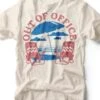 Out Of Office | Coastal T-Shirt | Ruby’s Rubbish® -Ruby's Rubbish out of office coastal t shirt rubys rubbish 686803