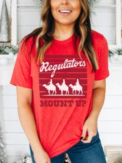 Regulators Mount Up (Christmas Edition)| Seasonal Tee | Ruby’s Rubbish®