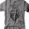 Respect The Beard | Men's T-Shirt | Ruby’s Rubbish® 2 Respect The Beard | Men's T-Shirt | Ruby’s Rubbish® -Ruby's Rubbish respectthebeard hgray