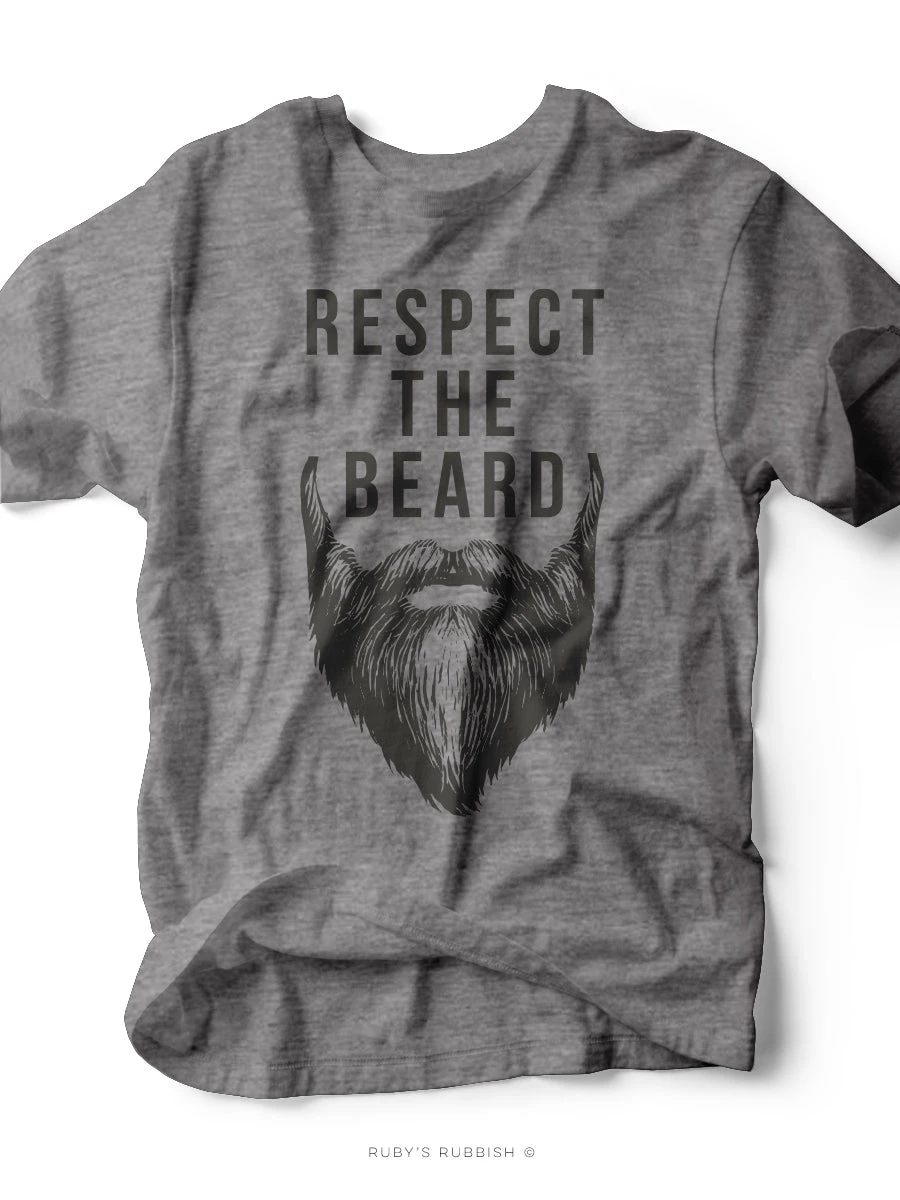 Respect The Beard | Men's T-Shirt | Ruby’s Rubbish® 3 Respect The Beard | Men's T-Shirt | Ruby’s Rubbish®