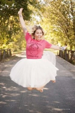 SAAAANTA! I Know Him | Seasonal T-Shirt | Ruby’s Rubbish® -Ruby's Rubbish santaiknowhim hred tee jpg