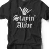 Stayin' Alive | Seasonal T-Shirt | Ruby’s Rubbish® -Ruby's Rubbish stayinalive
