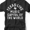 Texas Live | Southern T-Shirt | Ruby’s Rubbish® -Ruby's Rubbish texaslivemusiccapitaloftheworld